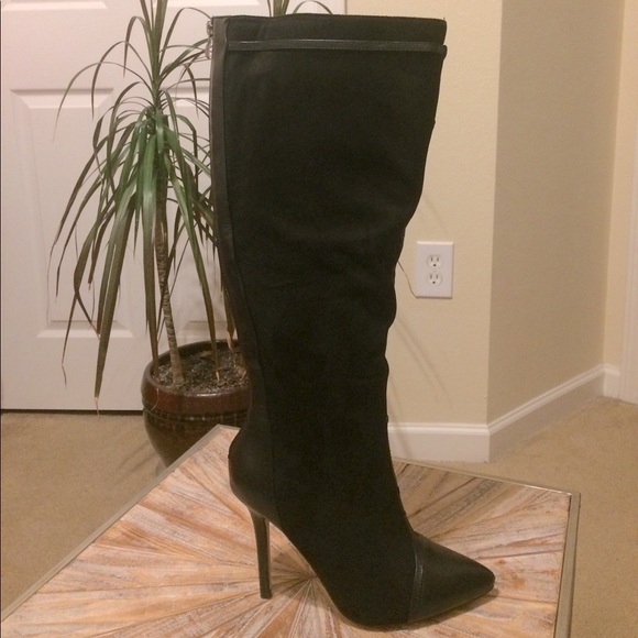 Shoe Dazzle Shoes - Size 7.5 NIB Shoe Dazzle Black Pointed Toe Boots